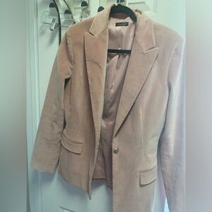 Dusty rose velvety blazer size 10
